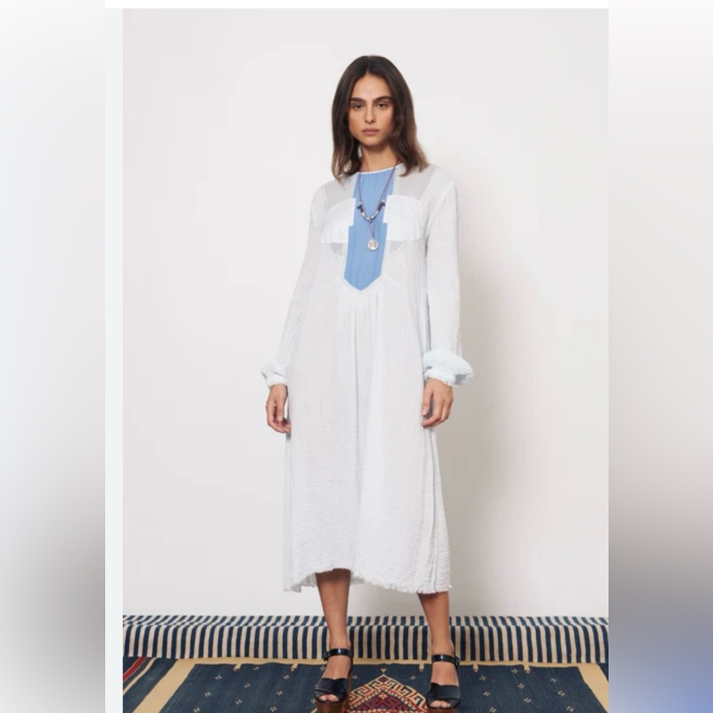 Raquel Allegra Malia Dress in Ice Blue NWT